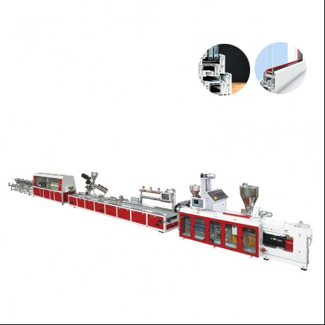 חלונות PVC של JWELL High Speed ​​Profile Extrusion Line